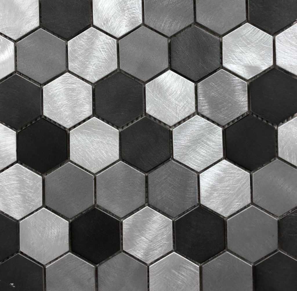 Triple Grey Metal Hex