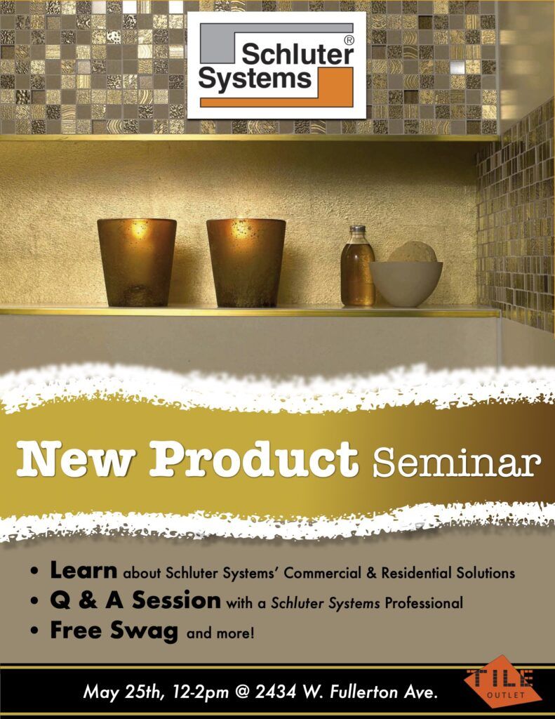 Schluter New Product Seminar
